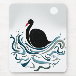 Alfombrilla De Ratón Cisne negro