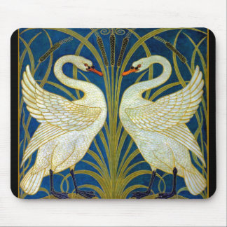 Alfombrilla De Ratón Cisnes Art Deco