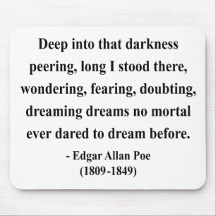 Alfombrilla De Ratón Cita 8a de Edgar Allen Poe