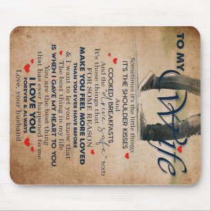 Alfombrilla De Ratón Cita De Amor Para Esposa, Cumpleaños De Esposa, Pa