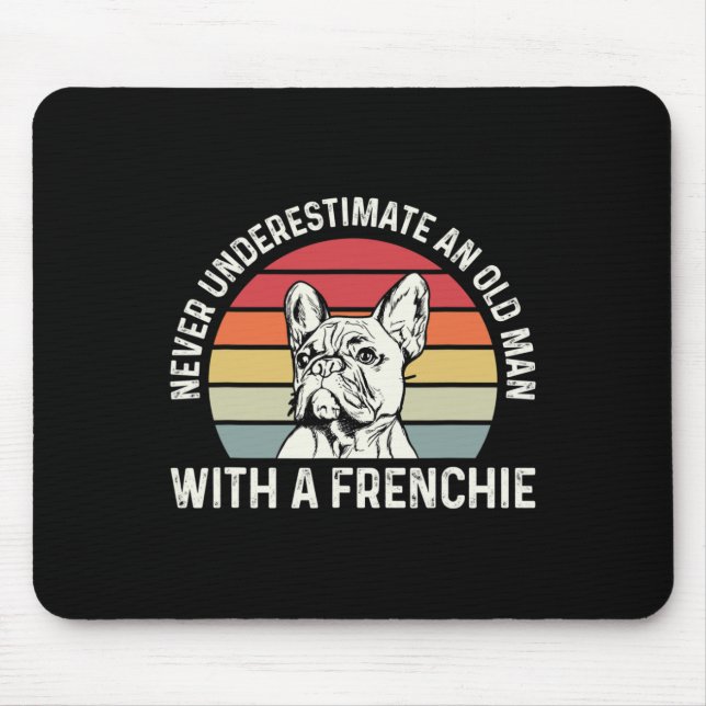 Alfombrilla De Ratón Cita De Bulldog Francés Para Propietario De Bulldo (Frente)