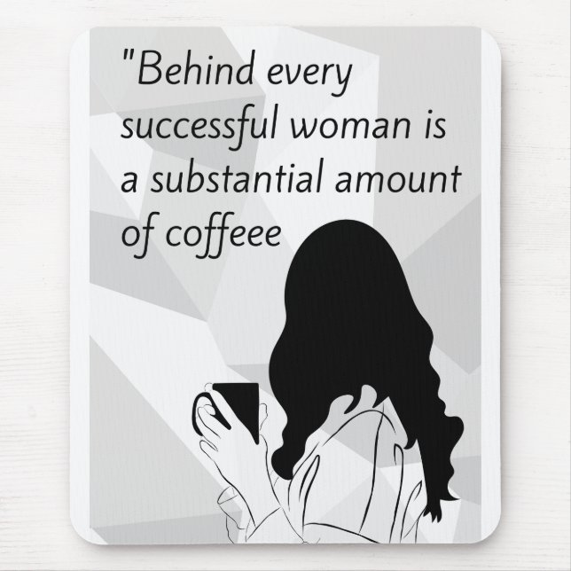 Alfombrilla De Ratón cita de café (Frente)