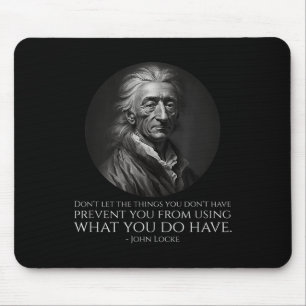 Alfombrilla De Ratón Cita de John Locke - Literatura política