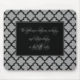 Alfombrilla De Ratón Cita de motivación moderna Mousepad