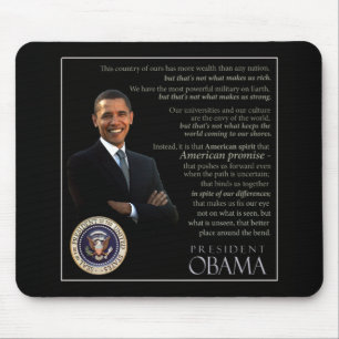 Alfombrilla De Ratón Cita de Obama