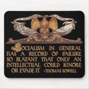 Alfombrilla De Ratón Cita de Thomas Sowell en socialismo