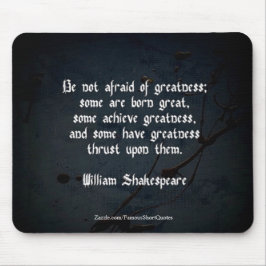 Alfombrilla De Ratón Cita de William Shakespeare