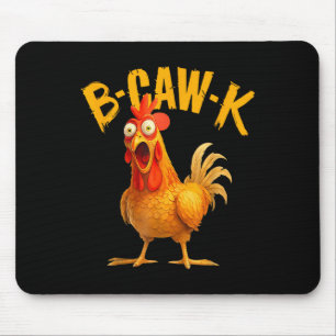 Alfombrilla De Ratón Cita Divertida B-caw-k Gran Meme de Pollo Gallo