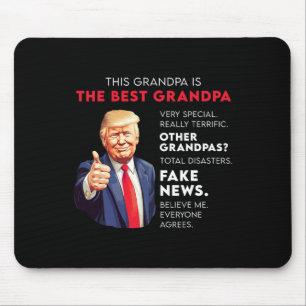 Alfombrilla De Ratón Cita divertida de Donald Trump para el abuelo cons