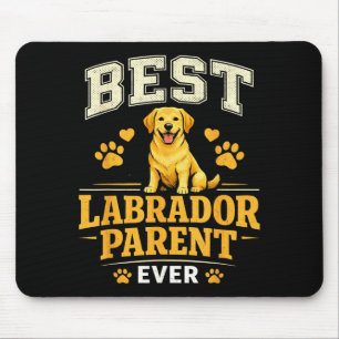 Alfombrilla De Ratón Cita divertida de mamá o papá orgulloso de Labrado