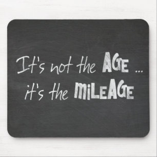 Alfombrilla De Ratón Cita divertida sobre tablón negro