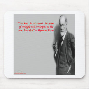 Alfombrilla De Ratón Cita famosa de "Lucha" de Sigmund Freud