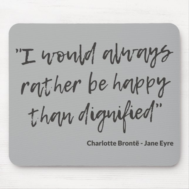 Alfombrilla De Ratón Cita Jane Eyre I (Frente)