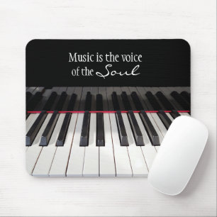 Alfombrilla De Ratón Cita musical en el teclado piano