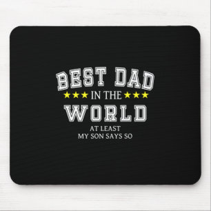 Alfombrilla De Ratón Citas de abuelo   Mejor Papá Del Mundo