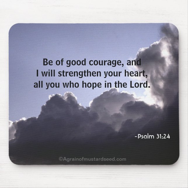 Alfombrilla De Ratón Citas de la Biblia (Frente)