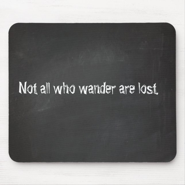 Alfombrilla De Ratón Citas de la pizarra (Frente)