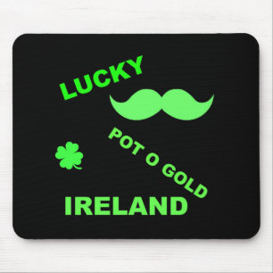 Alfombrilla De Ratón Citas de oro en la "Lucky Pot" de Irlanda
