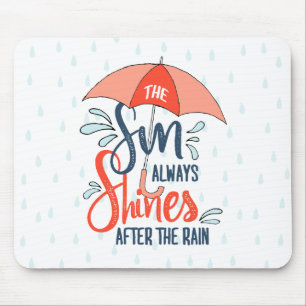 Alfombrilla De Ratón Citas De Sun Rain Citas De Resultados Positivos