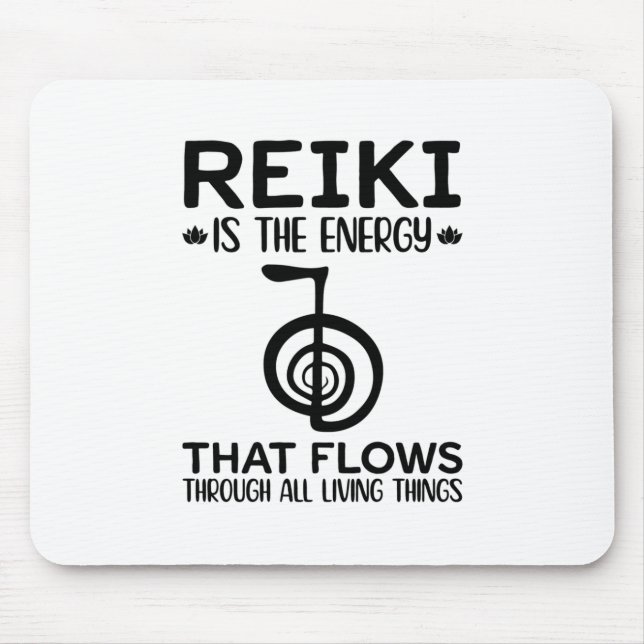 Alfombrilla De Ratón Citas de terapeutas de Reiki | Regalo de curación  (Frente)