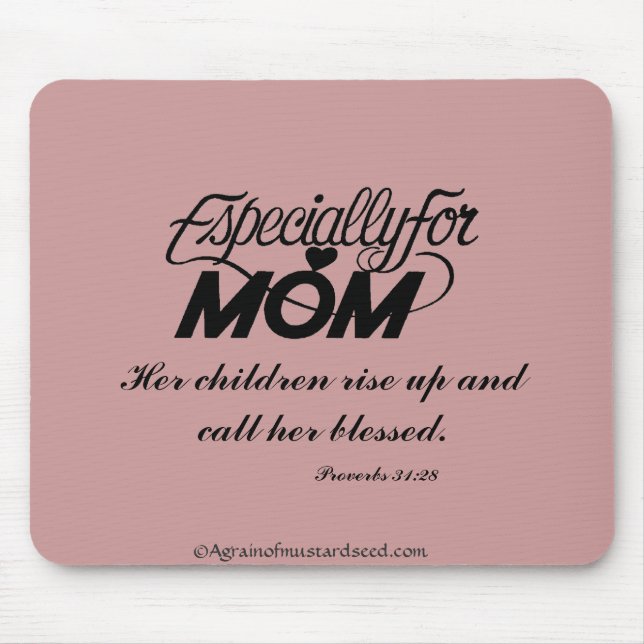 Alfombrilla De Ratón Citas del Día de la Madre (Frente)