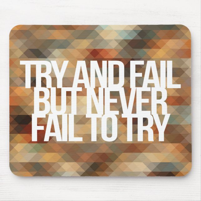 Alfombrilla De Ratón Citas inspiradoras y de motivación (Frente)