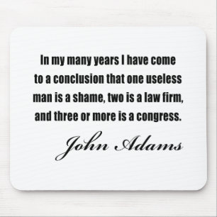Alfombrilla De Ratón Citas políticas de John Adams