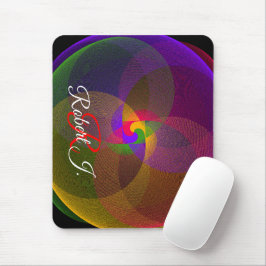Alfombrilla De Ratón Citrus Color Blend Geometric Mouse Pad