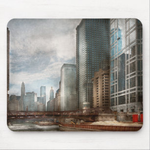 Alfombrilla De Ratón Ciudad - Chicago, IL - Construyendo una nueva ciud