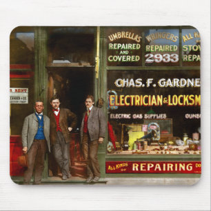Alfombrilla De Ratón Ciudad - Chicago, IL - Todo reparado 1899