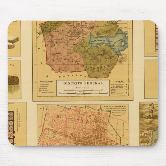 Alfombrilla De Ratón Ciudad de México 2 (Frente)