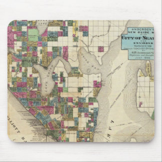 Alfombrilla De Ratón Ciudad De Seattle Y Sus Alrededores