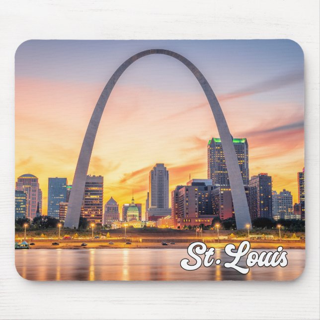 Alfombrilla De Ratón Ciudad De St. Louis, Missouri, Estados Unidos (Frente)