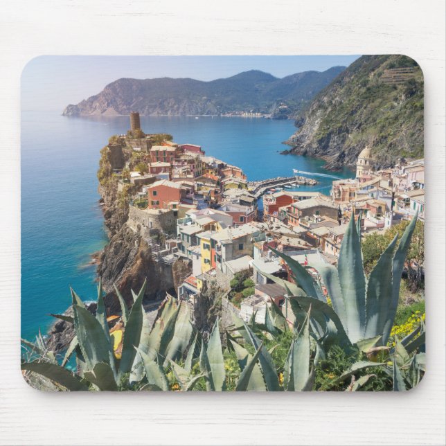 Alfombrilla De Ratón Ciudad de Vernazza en el Cinque Terre (Frente)
