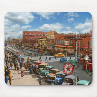 Alfombrilla De Ratón Ciudad - Gadsden, AL- Multitudes de compras navide