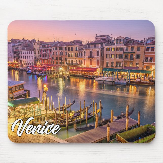 Alfombrilla De Ratón Ciudad Histórica De Venecia, Italia (Frente)