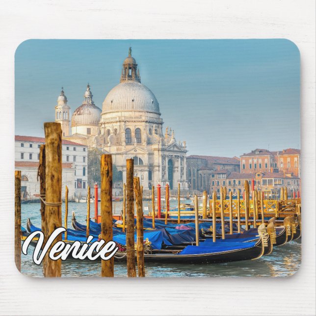Alfombrilla De Ratón Ciudad Icónica De Venecia, Italia (Frente)