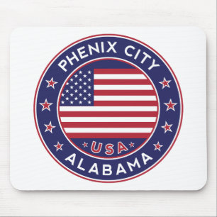 Alfombrilla De Ratón Ciudad Phenix, Alabama