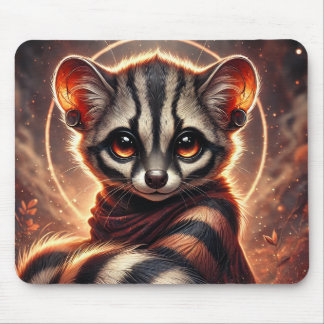 Alfombrilla De Ratón Civeto africano de moda | Anime Mousepad