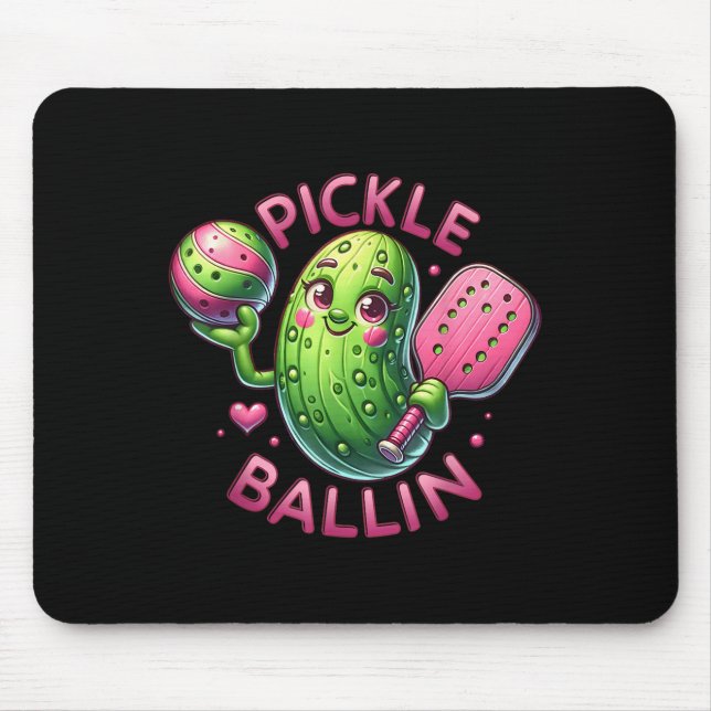 Alfombrilla De Ratón Ckle Ballin Cute Ckleball Women Girls Ckleball Lov (Frente)