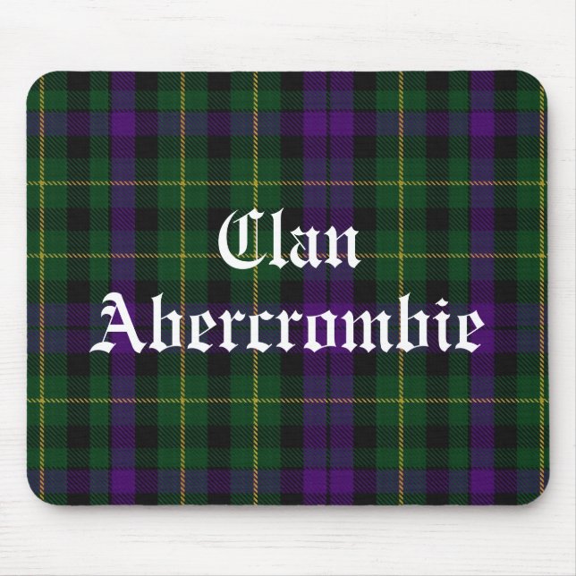 Alfombrilla De Ratón Clan Abercrombie Tartán (Frente)