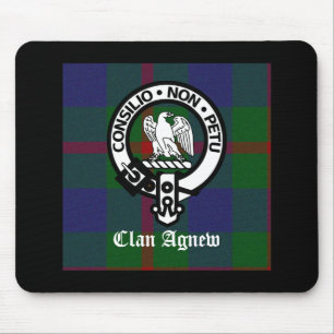 Alfombrilla De Ratón Clan Agnew Tartan Escudo