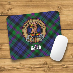 Alfombrilla De Ratón Clan Baird Escudo sobre Tartán