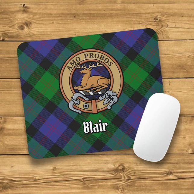 Alfombrilla De Ratón Clan Blair Escudo por Tartán (Subido por el creador)