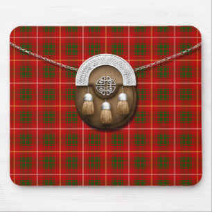Alfombrilla De Ratón Clan Bruce Tartan Y Sporran