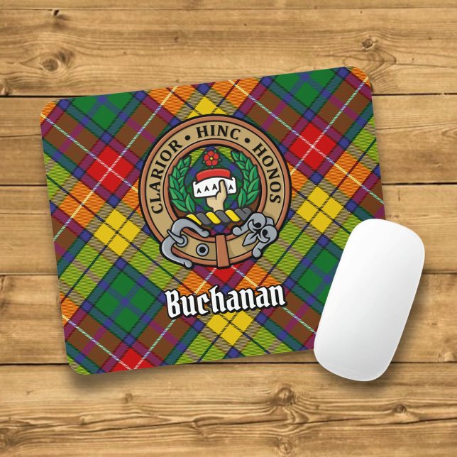 Alfombrilla De Ratón Clan Buchanan Escudo por Tartán (Subido por el creador)