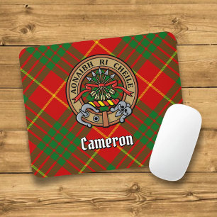 Alfombrilla De Ratón Clan Cameron Escudo sobre Tartán