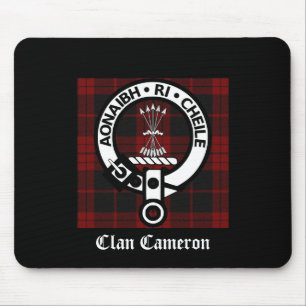 Alfombrilla De Ratón Clan Cameron Escudo y Tartán