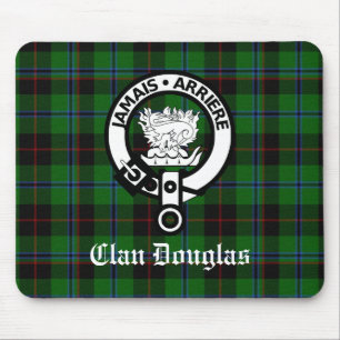 Alfombrilla De Ratón Clan Douglas Escudo Badge & Tartán