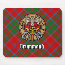 Alfombrilla De Ratón Clan Drummond Escudo sobre Tartán